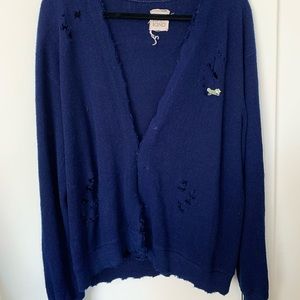 Reworked vintage cardigan